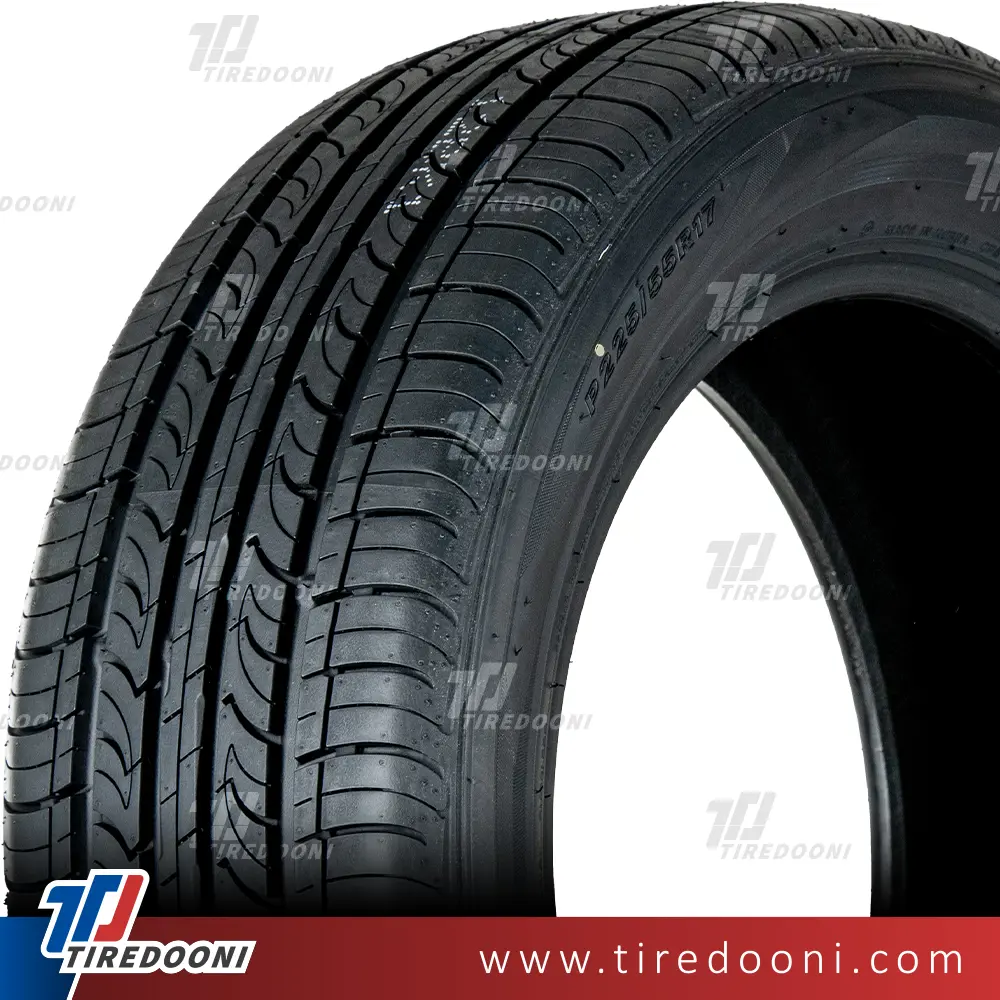 لاستیک خودرو جی پلنت سایز 215/45R17 مدل گل  CP672